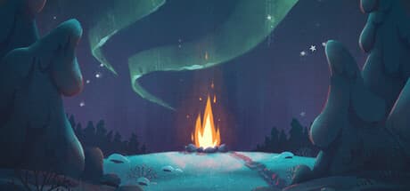 Moomintroll: Winter's Warmth — фон страницы