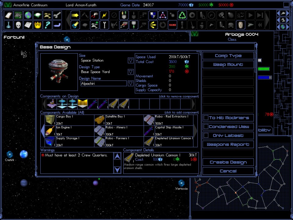 Space Empires IV Deluxe — скриншот 1